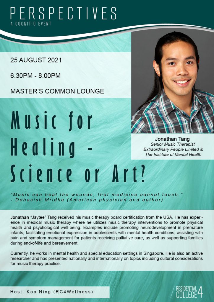 Music for Healing - Science or Art Poster