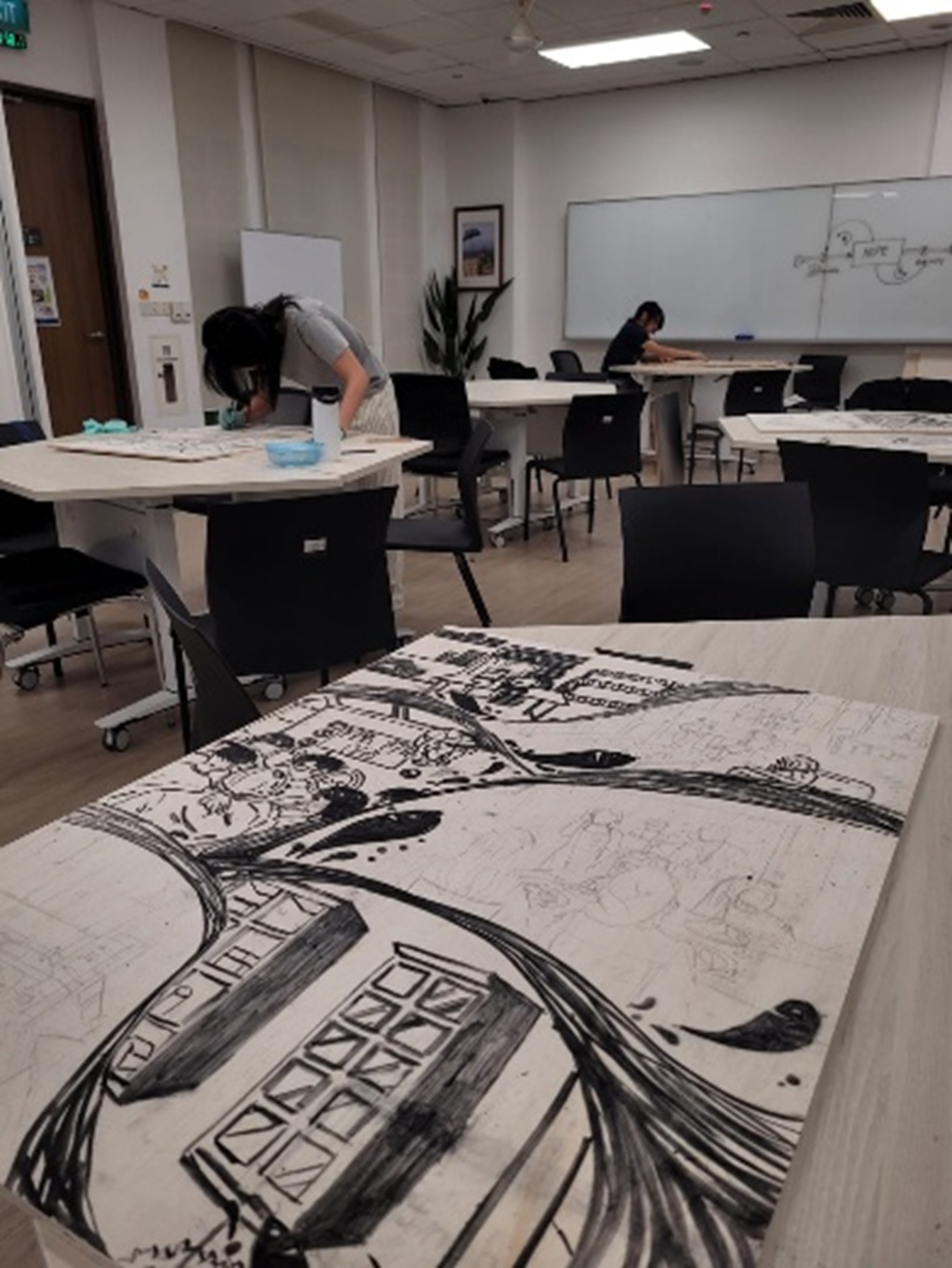 Woodcut Printmaking Workshop2